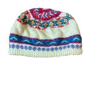 Isotoner Y2K Acrylic Graphic Beanie Hat O/S